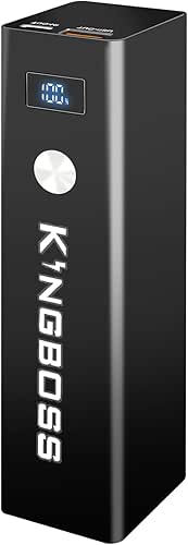 Kingboss 15000mAh LiFePO4 Power Bank, Small Portable Charger with Digital