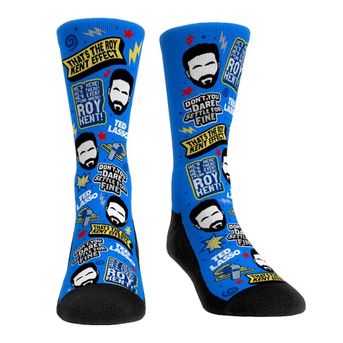 Ted Lasso Super Premium Socks (Large/X-Large Roy Kent - All Over)