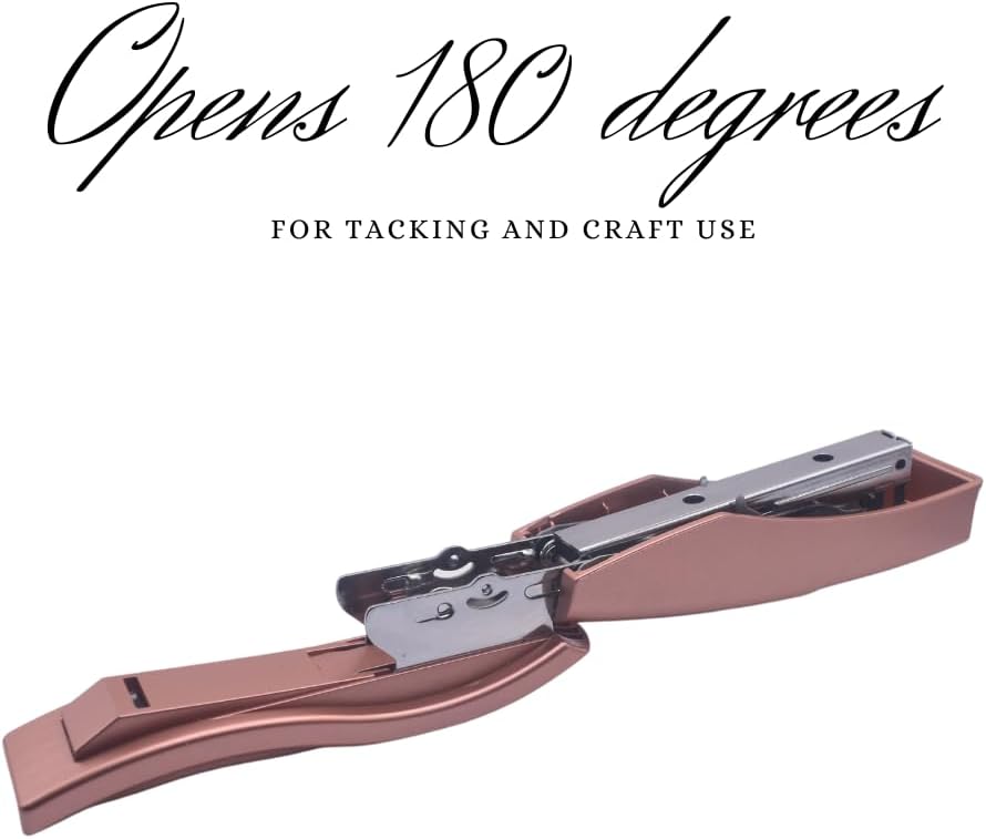 Ergonomic Desk Stapler Rose Gold