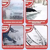 SANLUFACC Windscreen Cover for Audi Q2 Q3 8U Q5 8R Q7 4L Q7 4M Q8 1995-2023 2024, Car Windshield Cover Resistant Snow Frost Ice Sun UV Dust Water Car Accessories,B - Image 7