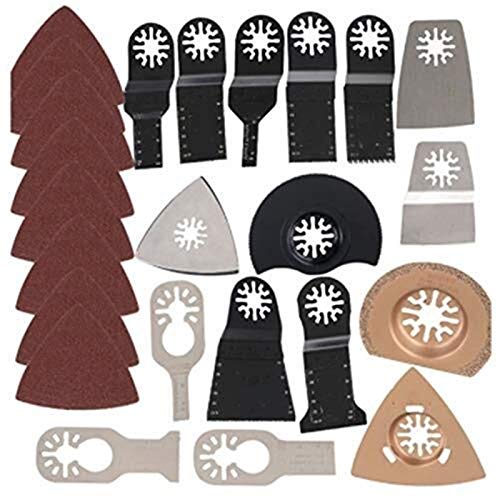 N / A 41Pcs Oscillating Multitool Saw Blade Kit Set for Fein Multi Tool B1 Renovator Power Tools Accessories