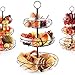 Marks & Rivers Elegante Obst Etagere 3 Etagen V2.0 - SUPER STABIL - Etagere Obst für Aufbewahrung & Ordnung in der Küche - Zeitlose Obst Etagere 3 Stöckig - Obstschale Etagere groß metall