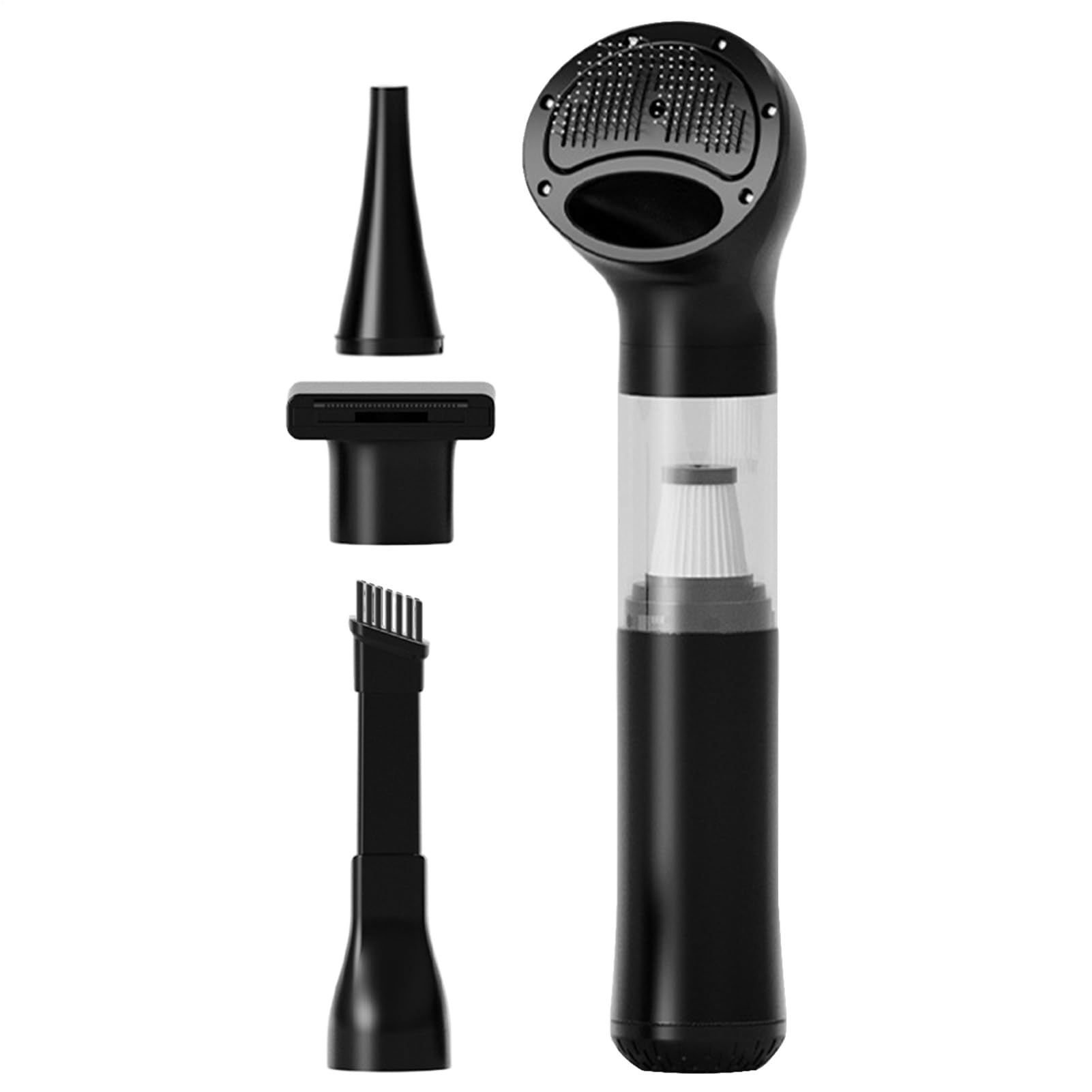 Kit aspirapolvere per toelettatura cani Aspiratore Portatile Senza Fili | Aspirapolvere Compatta per Auto per Camera Cucina Uffici Appartamento Veicolo Cruscotto Lettiera Fuoriuscite