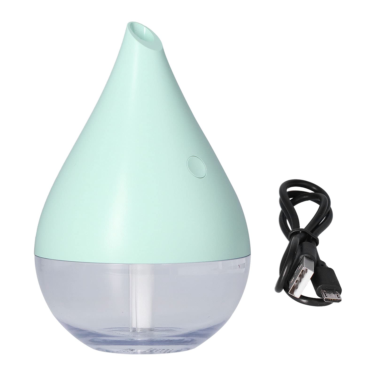 Humidificador portátil con luz LED, dispositivo de humidificación con modo ajustable silencioso para habitación, oficina, escritorio, coche y dormitorio