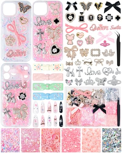 FIVEIZERO Junk Phone Case Charms Kit for DIY Custom Decor