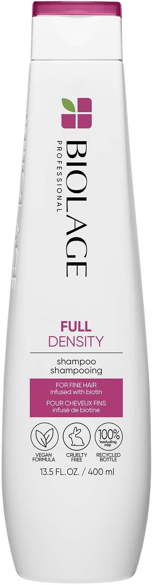 Biolage Full Density Thickening Shampoo - Provides Volume For Fuller & Thicker Hair With Biotin, For Thin & Fine Hair, Vegan and Paraben & Silicone Free
