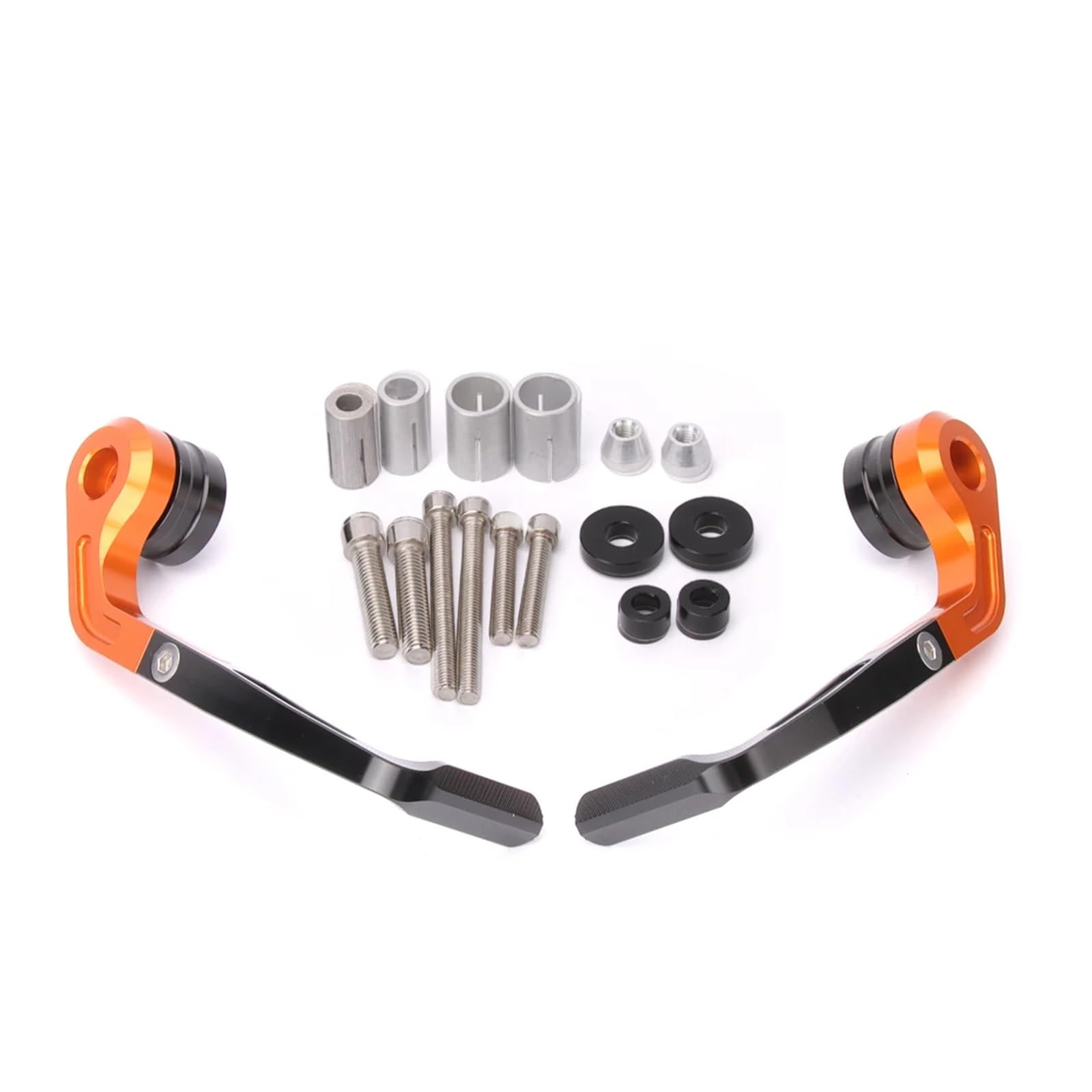 Blzmwd Orange Motorcycle Lever Guards Handgrip For Yzf R1 R3 R6 R15 R25 R7 R125 Universal Motorcycle Aluminum Accessories Handlebar Lever Guards Protector Handguard
