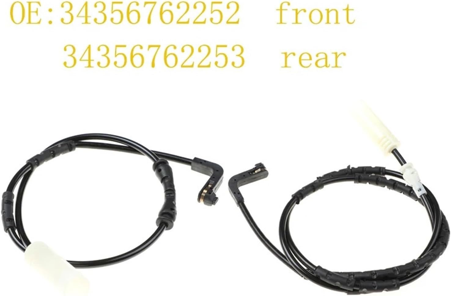 34356762252 Front & Rear Brake Pad Sensor Car 34356762253 For B-W 1 Series E81 E82 E87 E88 & 3 Series E90 E91 E92 E93(A pair)
