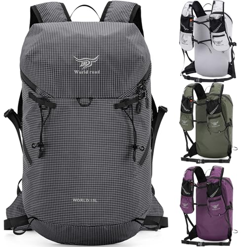 Kimwadalh Sacs à Dos Vélo Homme Femme 15L Petit Sac à Dos de Randonnée Trekking Sport Backpack pour l'extérieur,l'école,le voyage,la marche,le vélo