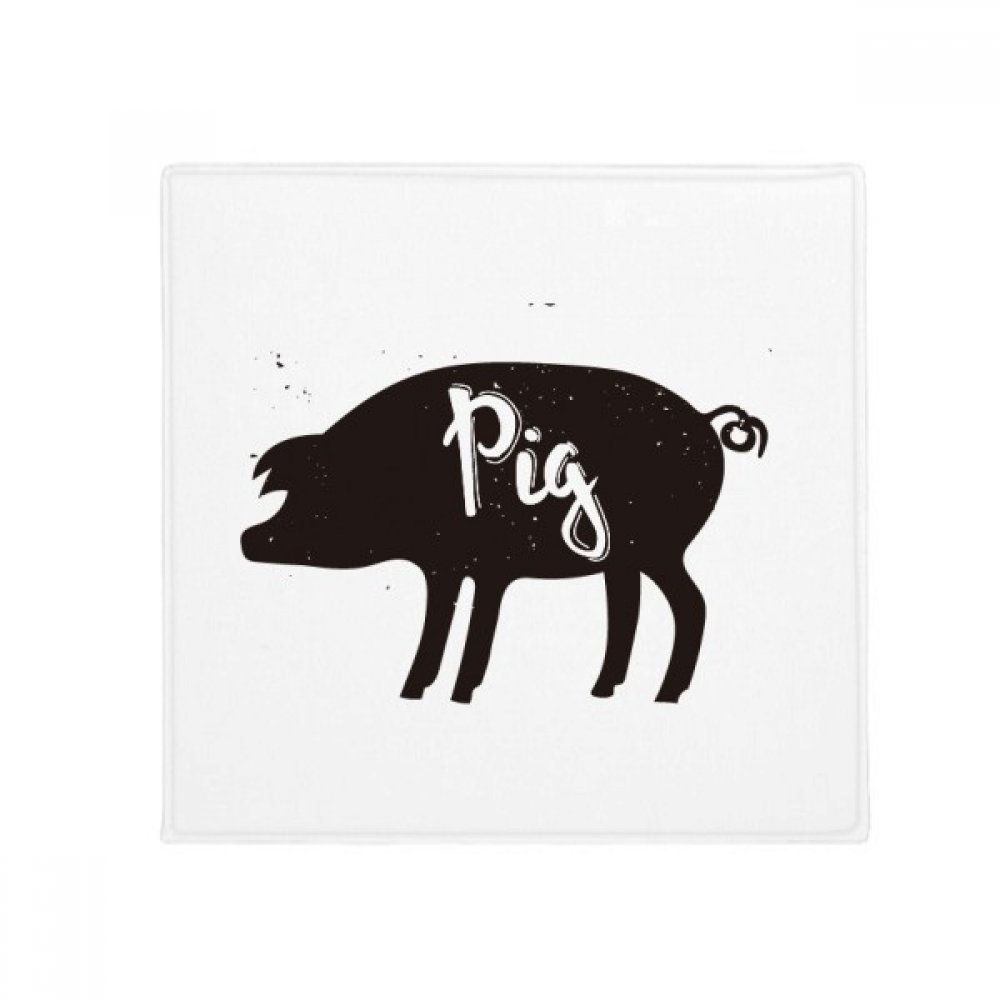 Tapis de sol pingouin noir et blanc rond 60 cm antidérapant pour cuisine et salon
