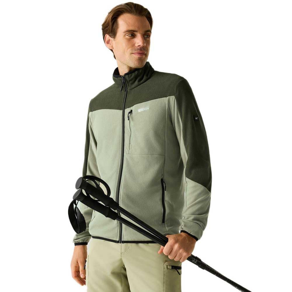 Regatta Men's Green Freesdale Full Zip Fleece