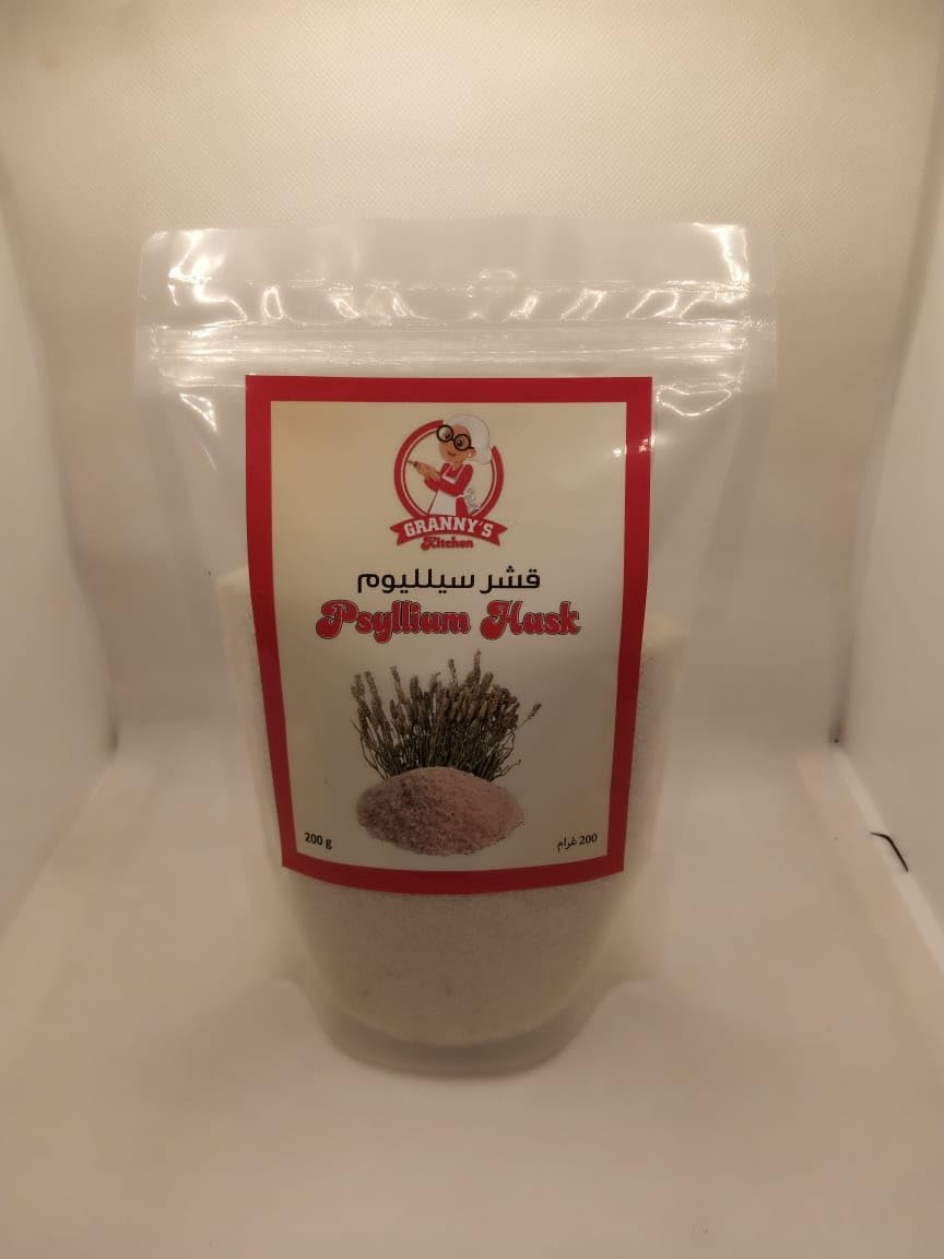 Granny's Kitchen Psyllium Husk- Promoting Digestive Health, Reducing Cholesterol, and Supporting Blood Sugar Control-250g