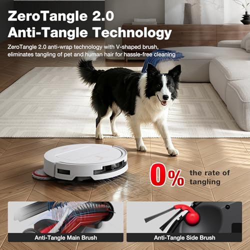 Image of Yeedi by ECOVACS M12 MAX Plus Robot Vacuum and Mop, Adaptive Edge Cleaning