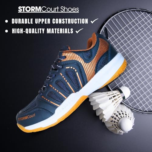 Image of Prokick Storm Court Non Marking Badminton Shoes | Lightweight, Durable & Flexible Badminton Shoes | Also Perfect for Squash, Table Tennis, Volleyball, Basketball & Indoor Sports