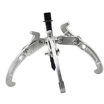 MPLUS 100mm Three-Jaw Gear Puller for Removing Gear Sprocket Bearings Pulley