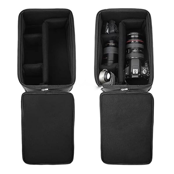 JHDFH Grote waterdichte fotografische beschermer Camera draagtas Insert Divider Case for DSLR-lenzen. (Color : A, Size : One size)