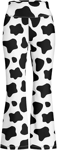 Ystardream Pantalones acampanados para adolescentes y niñas, de cintura alta, talla grande, para uso diario casual