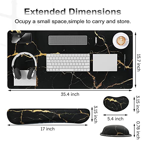 Artiron 3-in-1 Ergonomic Desk Mat and Wrist Support Set #TOP13