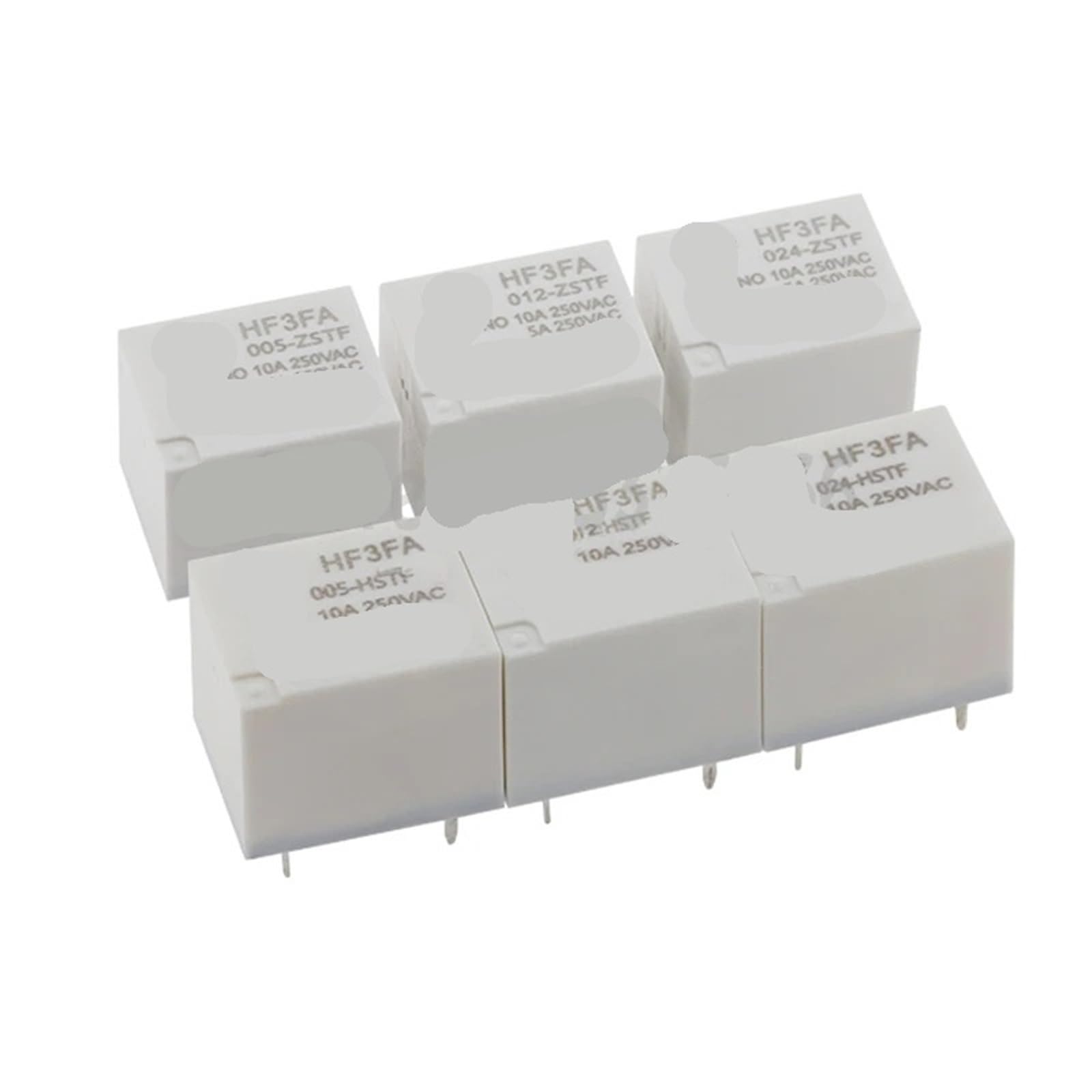Relais électromécanique HF3FA-024-HSTF 24V pour commutation de puissance PCB - 4