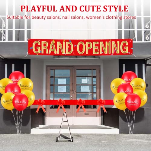 Image of Mixweer Grand Opening Ribbon Cutting Ceremony Kit, Red Gold