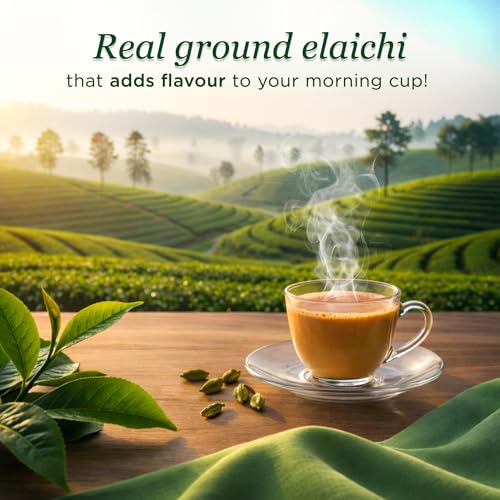 Image of Dalmia Gold Elaichi CTC Tea -200gms Poly Pack | Cardamom Tea | Elaichi Chai with No Artificial Flavours | 100% Vegetarian | Exquisite Taste and Aroma | Pack of 5
