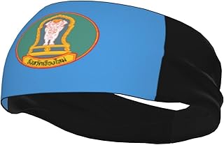Flag Chiang Mai Province Headbands for Men Women Wicking Sports Sweatband for Running Yoga Gym Unisex Hairband Basketball for Tennis