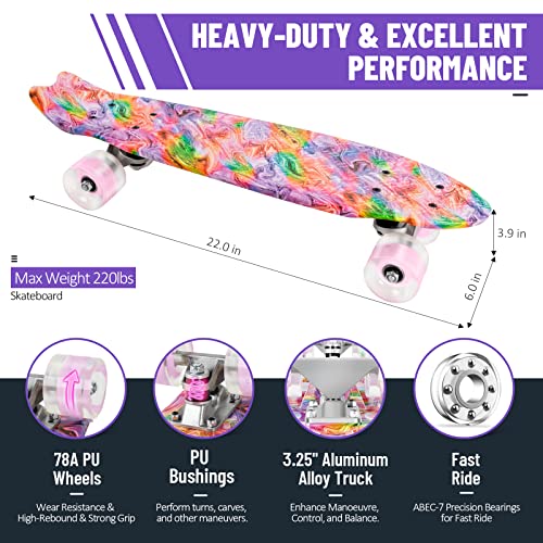 BELEEV 22 Inch Cruiser Skateboard
