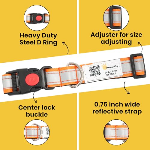 Image of India's First Smart Reflective Collar by Pawsitivity for Strays, QR Code Enabled, Anti Theft, Durable and adujstable | Pack 5 pcs | Color: Green