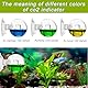 Editbar 4 Stück CO2 Glas Aquarium Monitor, Co2 Dauertest Aquarium,CO2 Test Aquarium Drop Checker Hängender, Aquarium Co2-Monitor,Co2 Glas Tester für Süßwasseraquarien Gepflanzte Fisch Tank