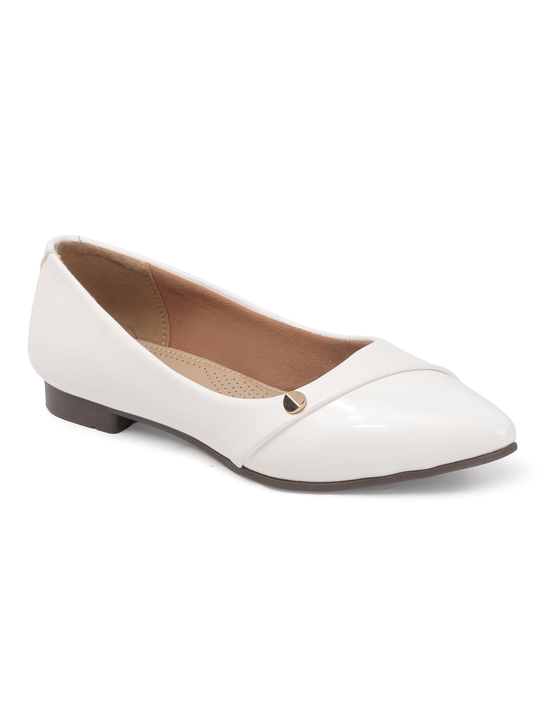 carlton london Women Patent Slip-On Flats Ballerina Shoes-picture-25