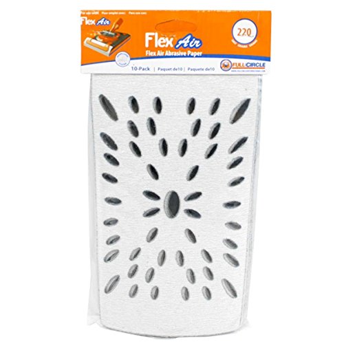 Flex Air Stearated Sandpaper 220 Grit - 10 Pack - For Flex Air Sanding System by FCI - Used condition - US$9.71
