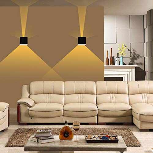 KAWELL Modern Wall Lamp LED Wall Light Up and Down Adjustable Beam Angle Aluminum Wall Wash Light Waterproof IP65 Indoor Outdoor for Bathroom Bedroom Corridor Living Room Stairs Garden - Image 4