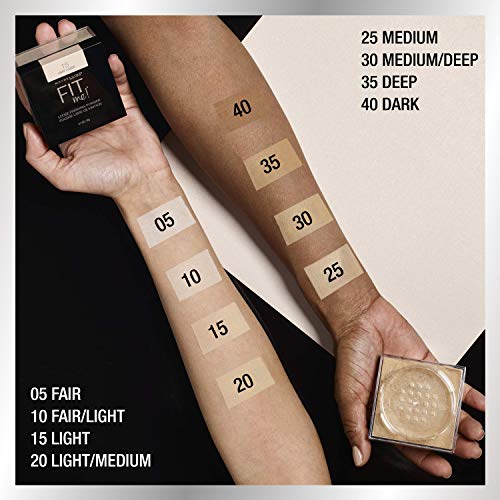 Maybelline Fit Me Loose Setting Powder, Face Powder Makeup & Finishing Powder, Dark, 1 Count #TOP3