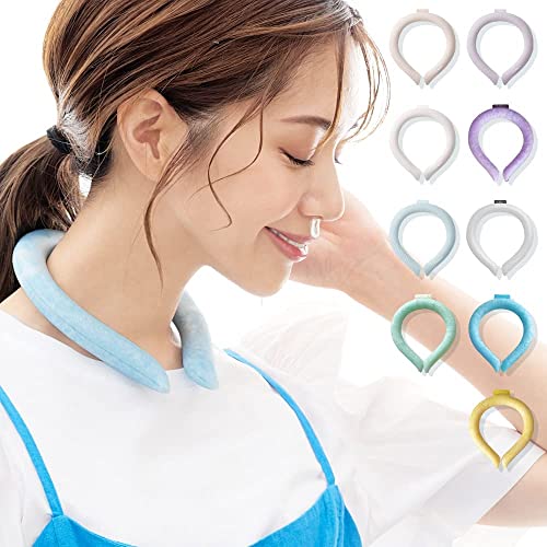 [Amazon����u�����h]�y2026�N�ŐV�^ �����ԗ⊴ ���{��胁�[�J�[�i�z�y���� �M���Ǘ\�h �y�ʁz �A�C�X�l�b�N�����O �l�b�N�N�[���[ �A�C�X�p�b�N �N�[�������O �A�C�X �l�b�N�o���h �X���x���g ice-neck-ring 28���ȉ��Ŏ��R���� 