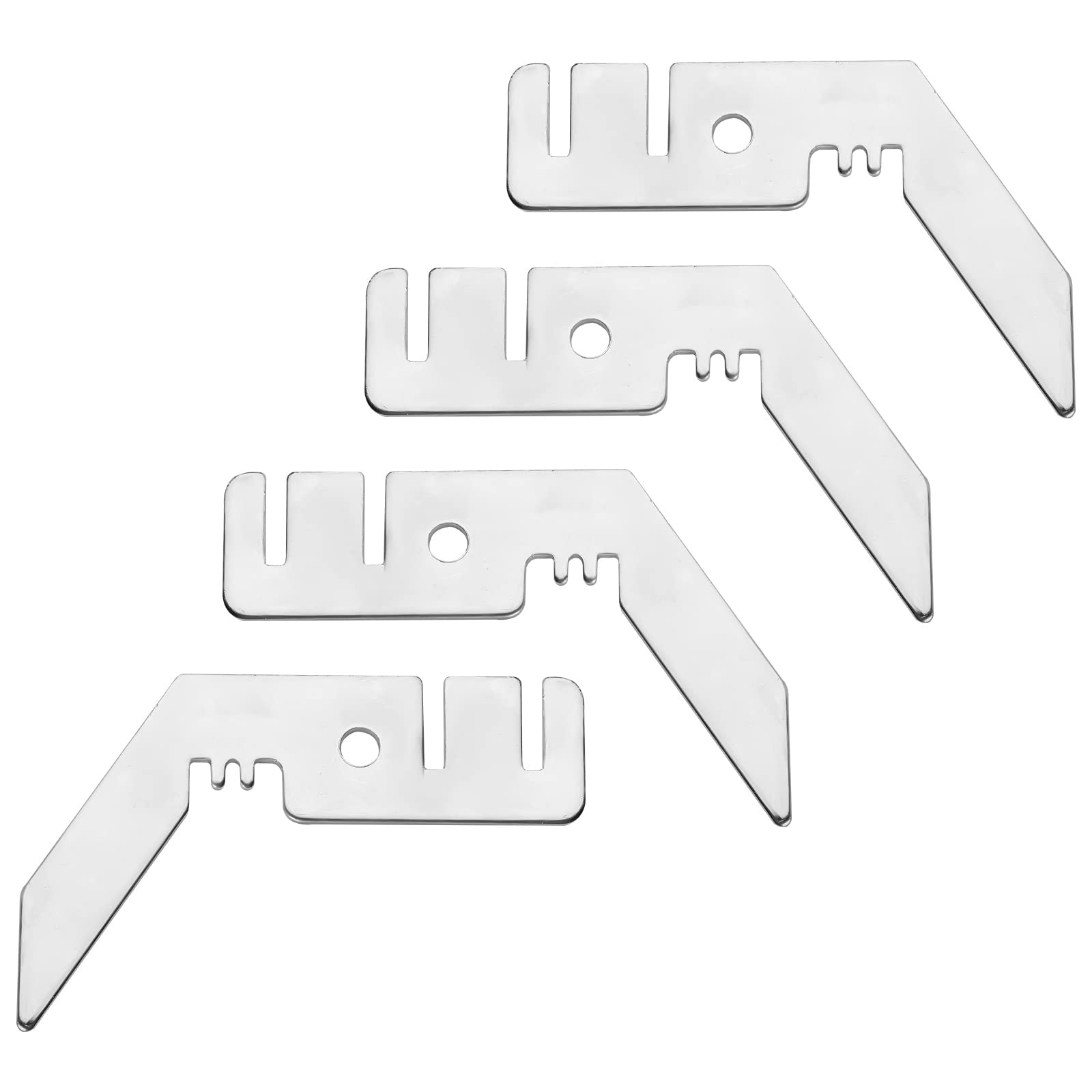 4pcs Pipe and Drape, 4.33x3x1.25inch Pipe and Drape Hooks Double Crossbar Valance Hangers for Wedding Portable Curtain Stand Backdrop