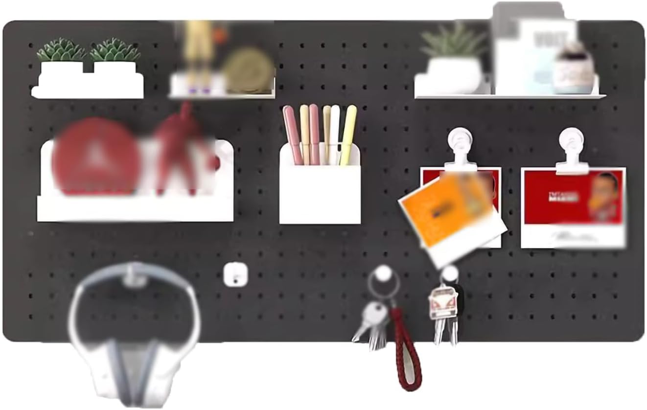 Grid Display Rack Grid Panel for Retail Display Floor Standing Flat Panel Display Stand，Pegboard Wall Mounted Display Heavy Duty Metal Pegboard Accessories Tool Storage Kit + Brackets and Ho