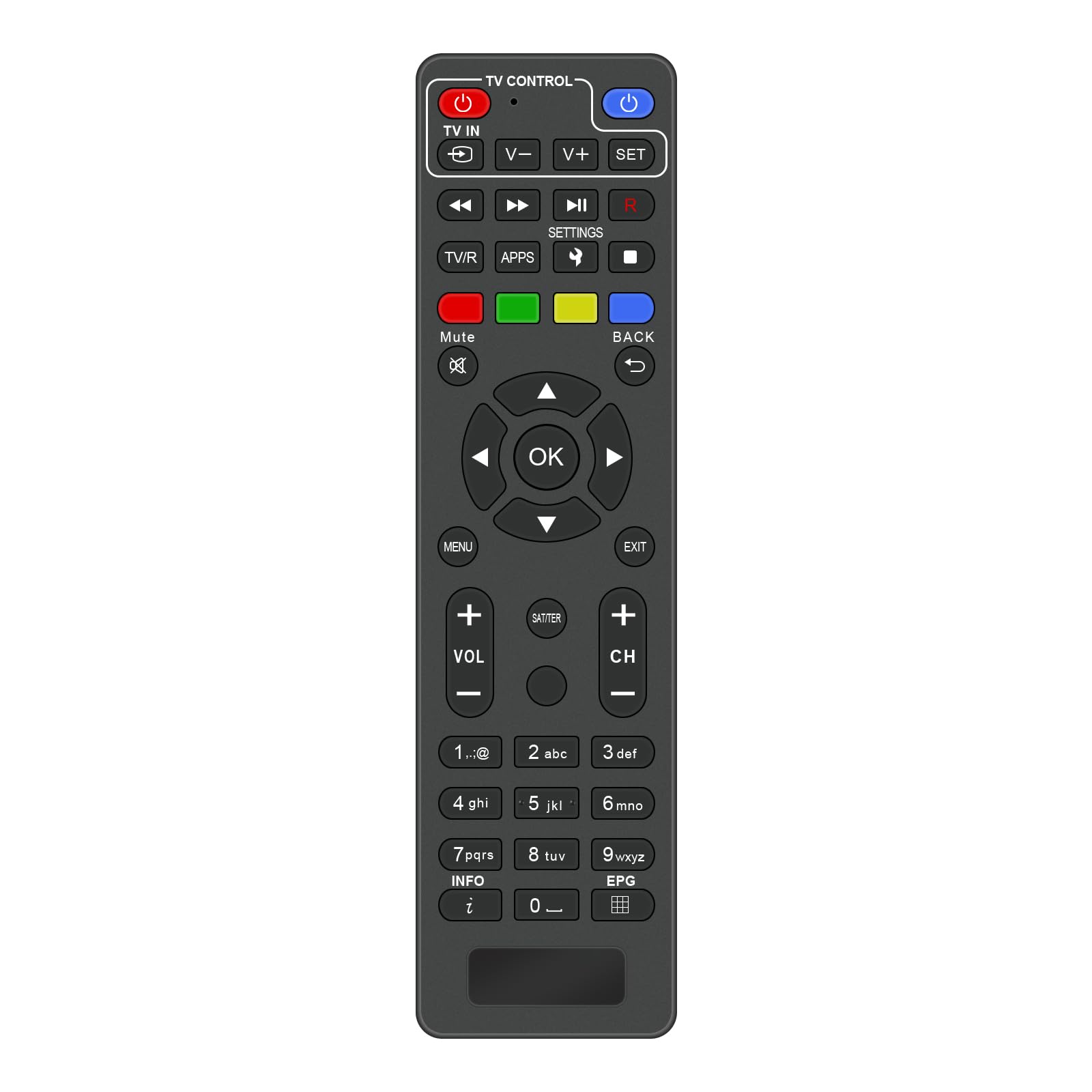 TELECOMANDO ORIGINALE DIGIQUEST VARI MODELLI (TLC Q10 - Q20 - Q30 - TI9