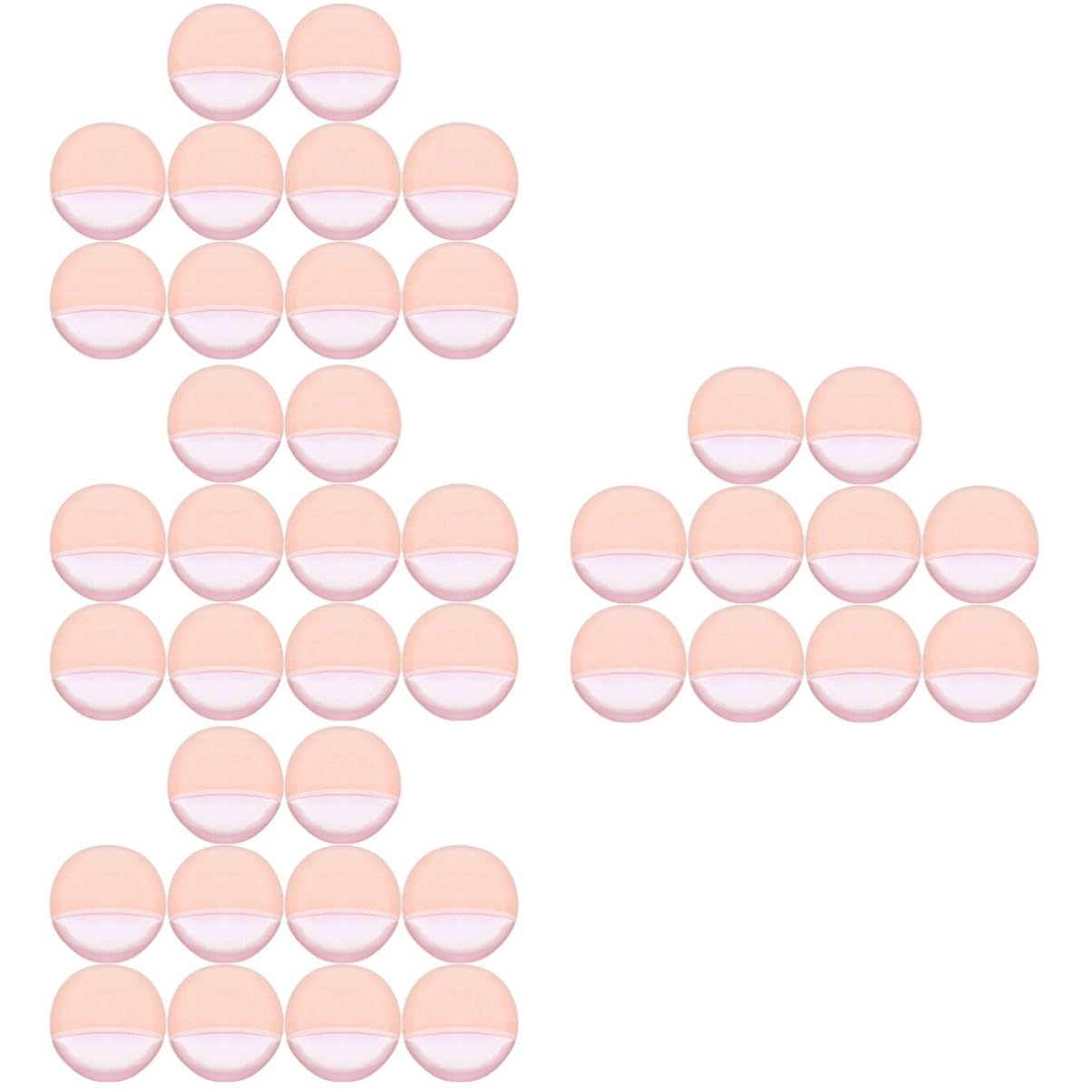 POPETPOP 40pezzi Spugnetta Per Trucco Morbida e Leggera Perfetta Per Fondotinta e Viso Di Strumenti Cosmetici Per Uso Domestico e Professionale