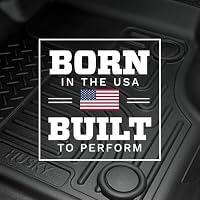 Husky Liners Weatherbeater Floor Mats | Fits 2015-2026 Ford F-150, 2022-2026 Lightning, SuperCrew (Crew Cab) w/Carpet & w/Out Fold Flat Storage | Front & 2nd Row, 3-pc Black - 94041 — image 2