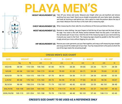 Cressi Playa Man 2.5Mm, 1/Xs #TOP7