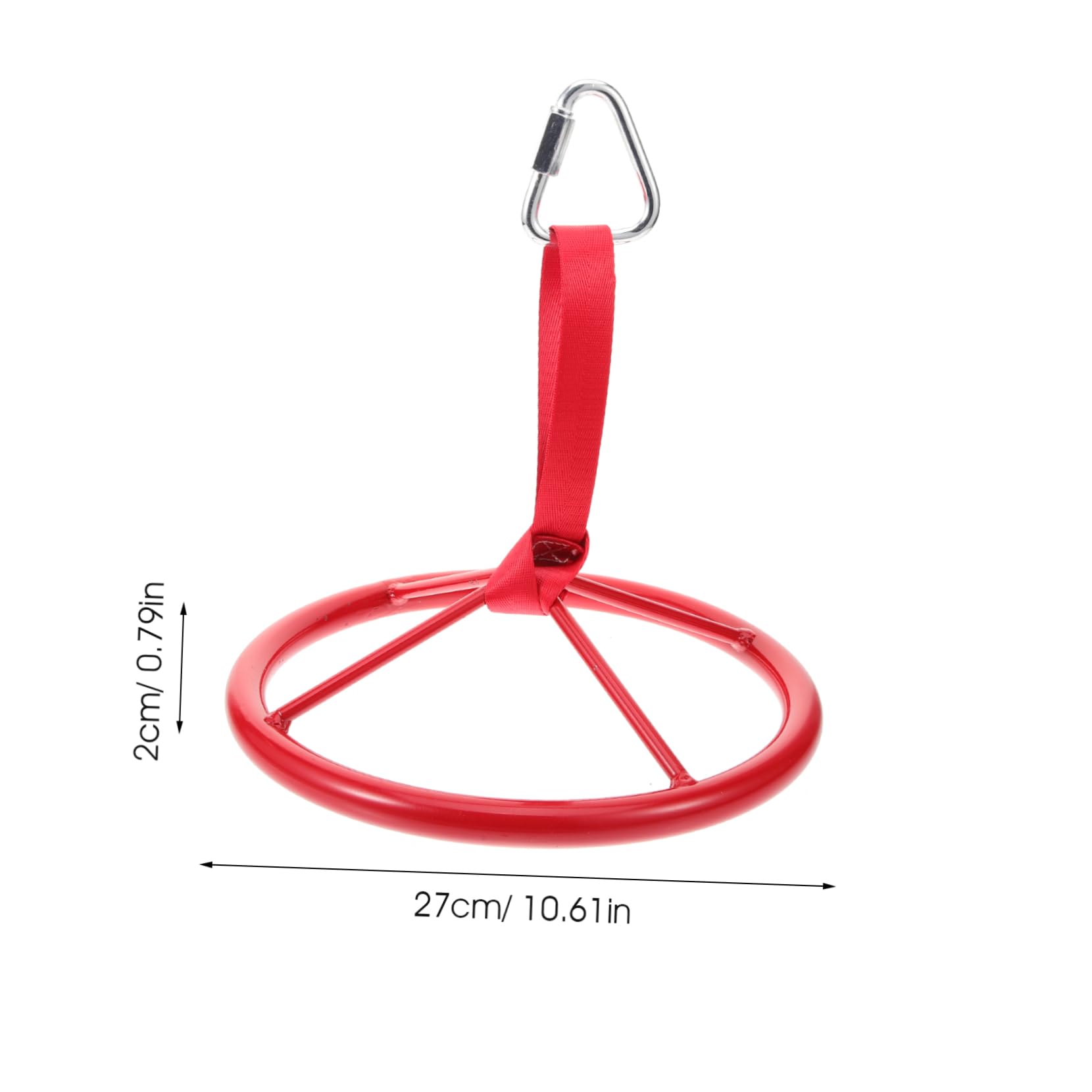Yardwe Lifting Ring Indoor Gym Ring for Fitness Training Portable Hanging Exercise Equipment for Outdoor Play Steering Wheel Design for Arm Muscle Development