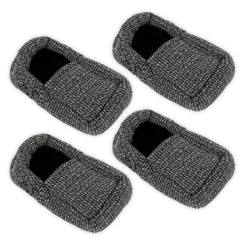 Vive Walker Ski Glide Covers (4 Pack) - Handicapped Accesories for Seniors and Elderly - Pads for Folding Walker Feet - Replacement Part, Slides Easily - for Hardwood Floor Use - Universal Fit