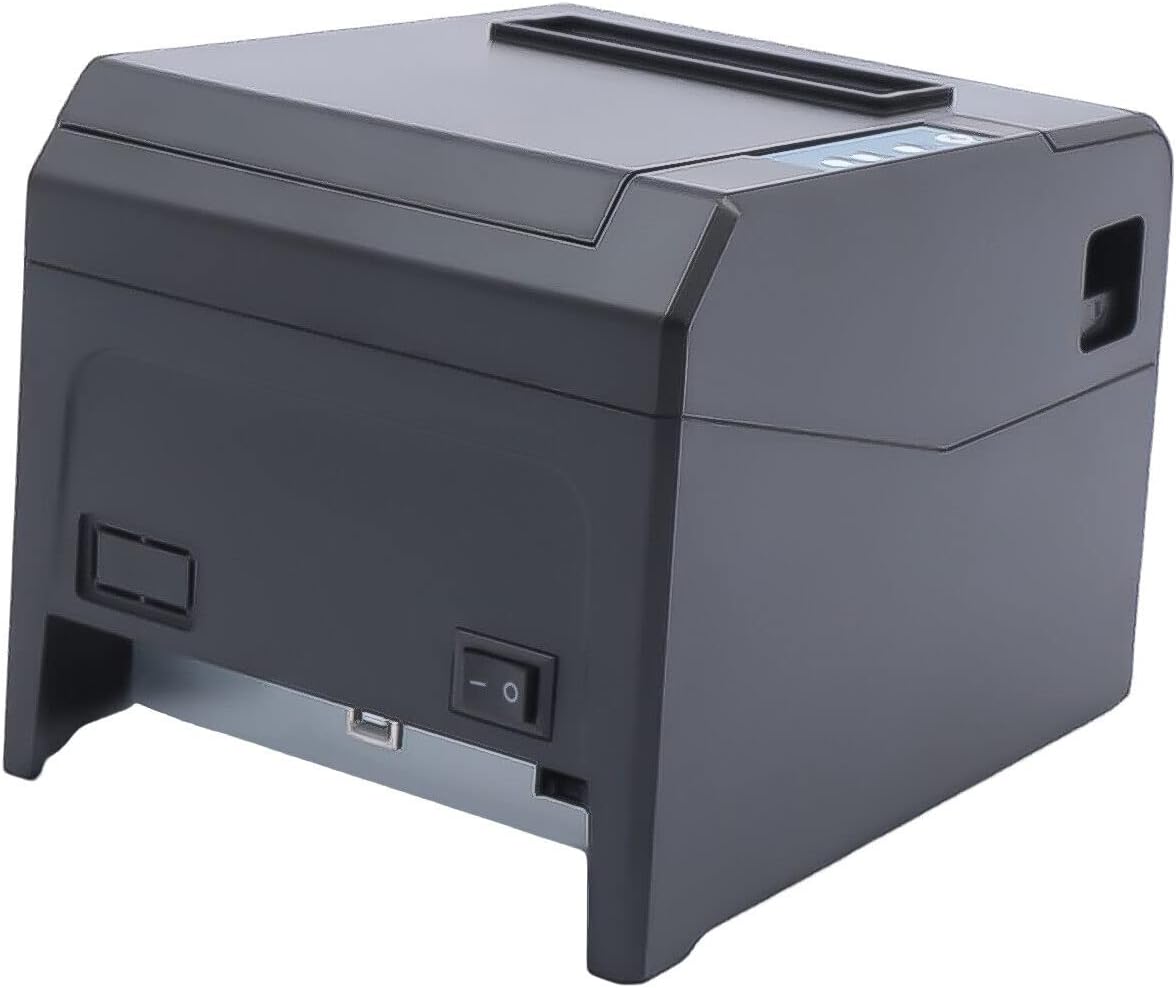 YIYIBYUS 80mm Thermal Receipt Printer Auto Cutter POS