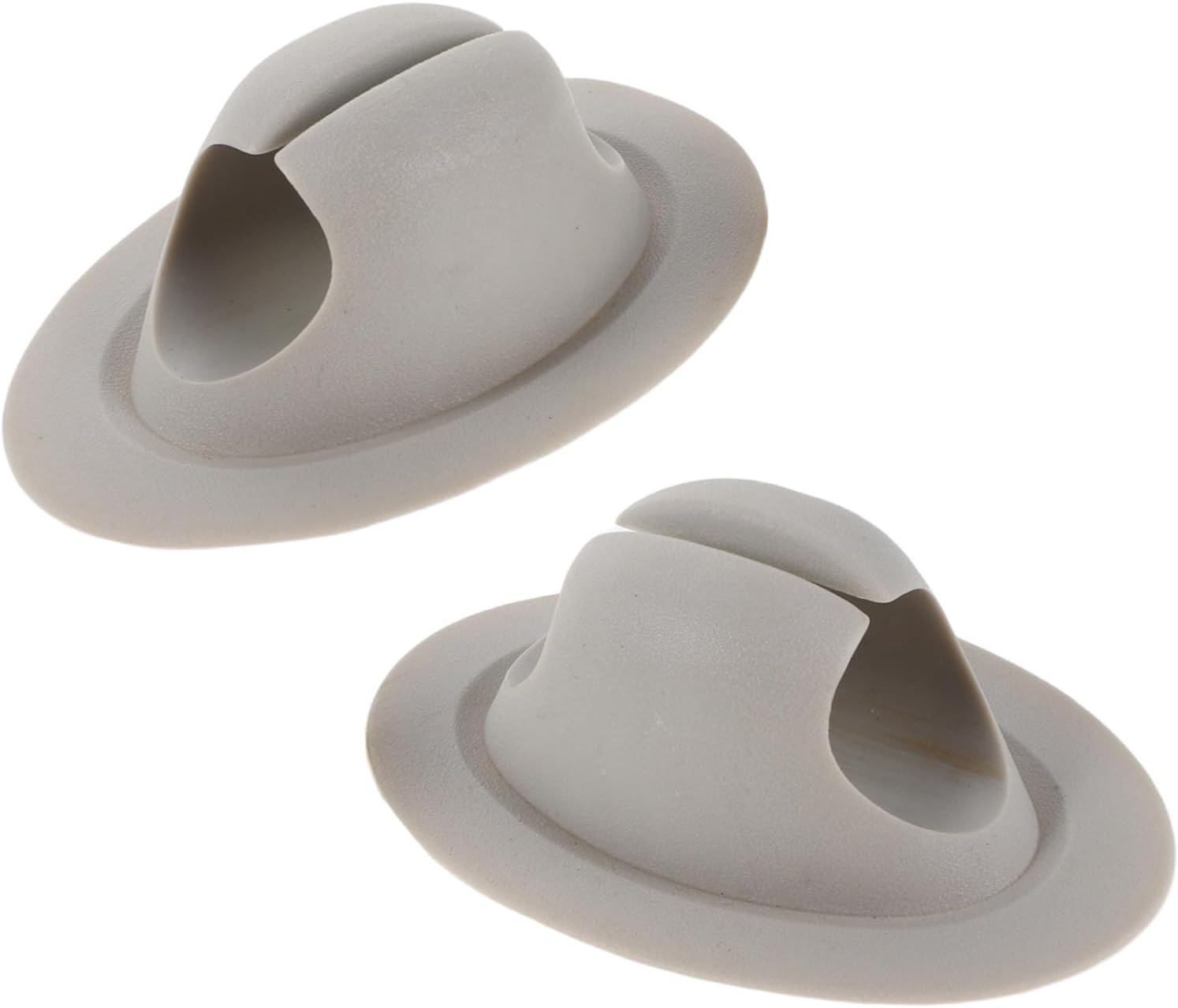 VILLCASE 2pcs Kayak Paddle Holder Clips Gray Sturdy Fixed Oar Brackets Kayak Accessories for Fishing and Canoeing