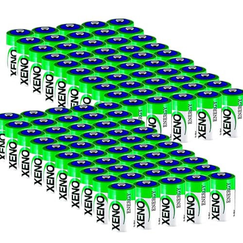 LCCJYHJFFHH «100 Pack» 19000mAh 3.6V XL-205F D Std Lithium Thionyl Chloride Battery for Xeno Energy Lithium Battery XL-205F Battery