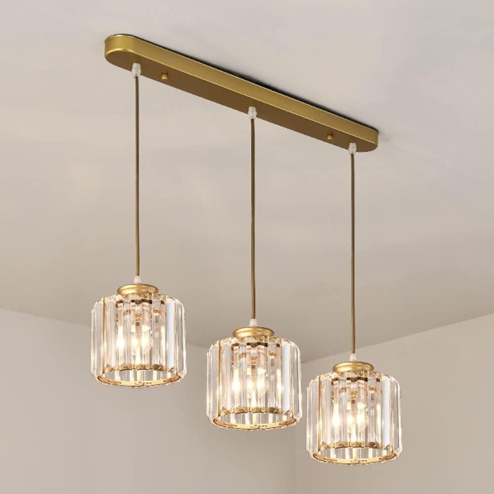 ペンダントライト 3灯セット 金属 ガラス E26 60W 楽天市場