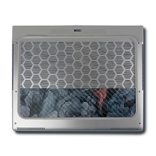 Image of MightySkins Carbon Fiber Skin Compatible With Alienware X16 R1 (2023) Full Wrap Kit - Storm Cloud | Protective, Durable Textured Carbon Fiber Finish | Easy To Apply and Change Styles | Made in the USA