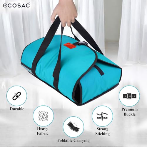 Image of Istri Bag | Ironed Clothes Organizer | Travel-Friendly, Water-Repellent & Washable | Foldable Storage Bag for Wardrobe & Luggage | Ideal for Office, Travel & Home Use (2, Blue)