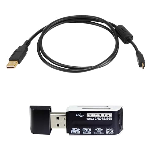 Miniatura 1 de Cable USB compatible con Nikon D3500/D3400/D5600/D7500, Nikon 1/J5/J4/V3, cámara DSLR y cable de transferencia de datos USB