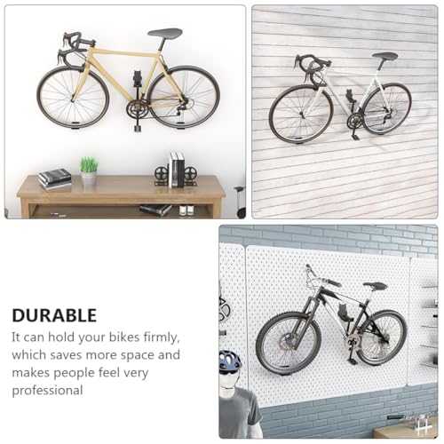 Soporte de pared para bicicletas que ahorra espacio en tu garaje con diseño de búho 8